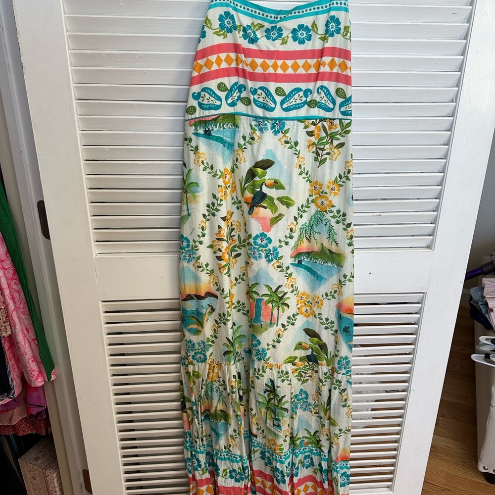 FarmRio Colorful Patterned Maxi Dress